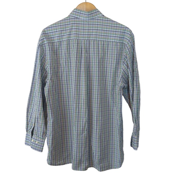 Peter Millar Men’s L Plaid Check Long Sleeve Button Down Shirt - Picture 3 of 9
